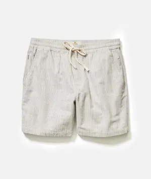 6" Saturday Beach Short - Grey Stripe