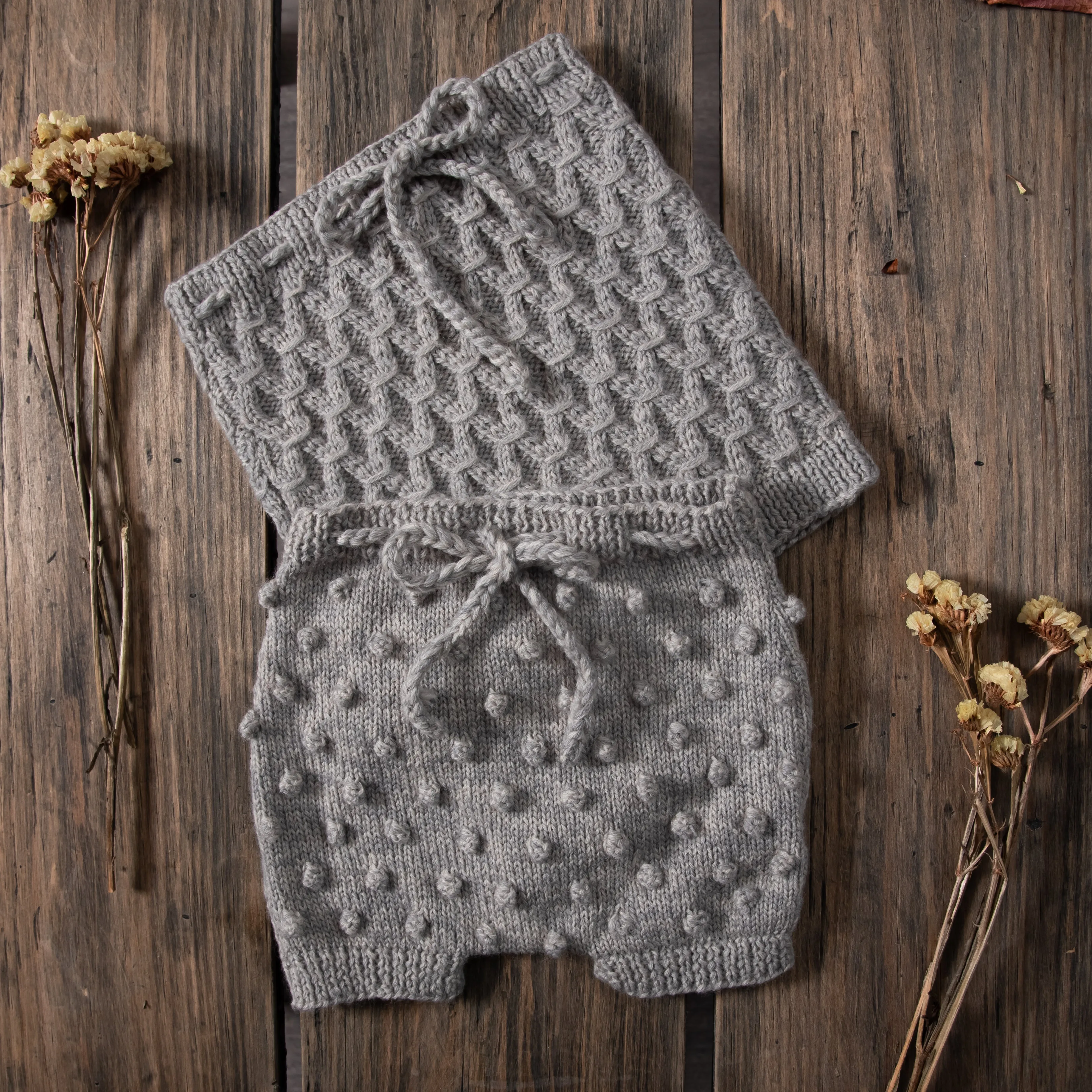 Bubble shorts - Light Grey