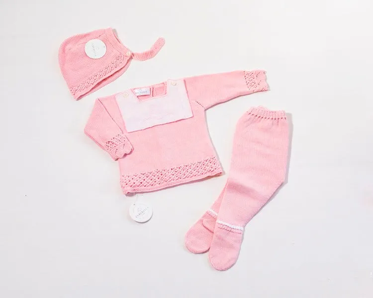 Cyberella's Fox | Baby Knit Set (4pcs.) with blanket