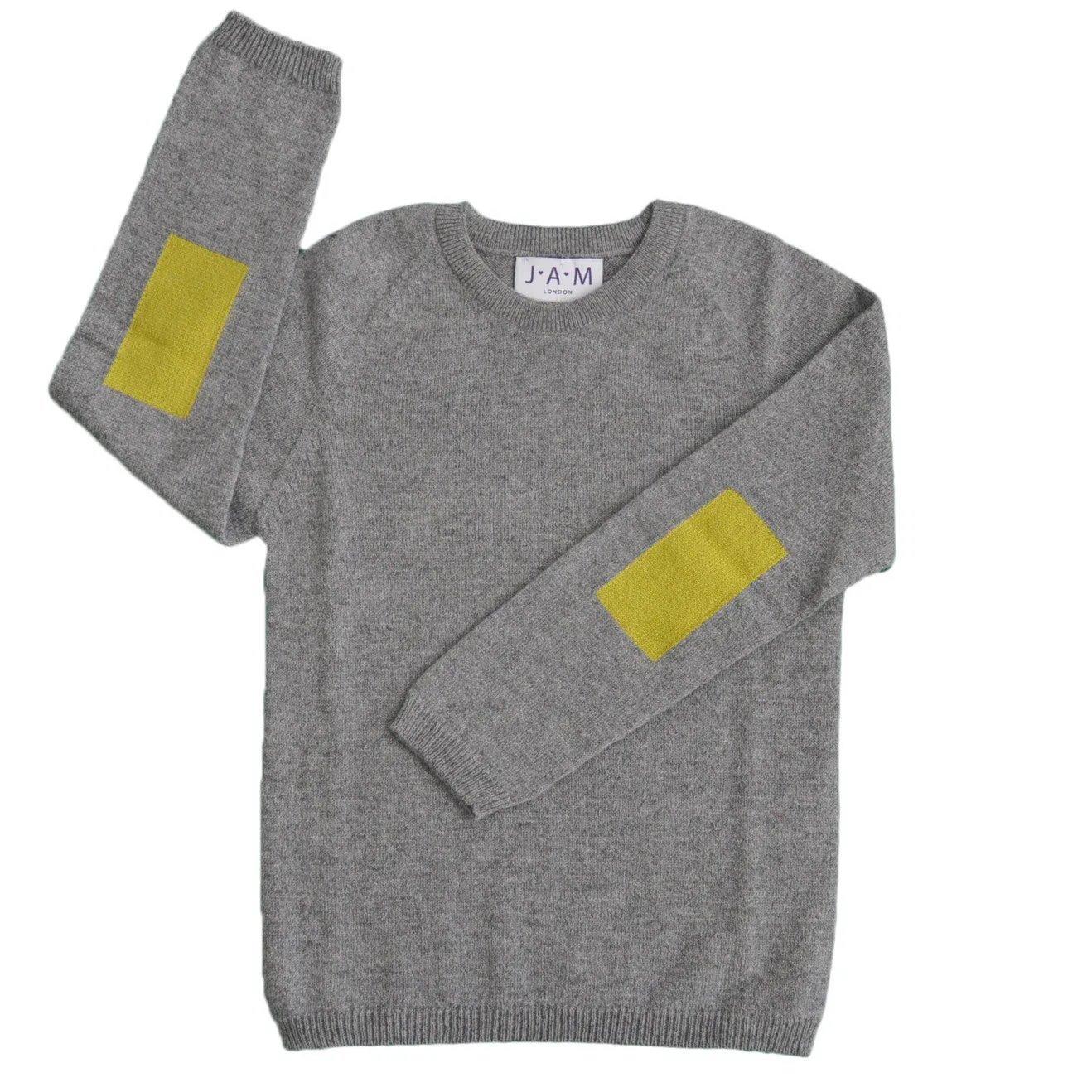 Danny - Boys Jumper - Grey Lime