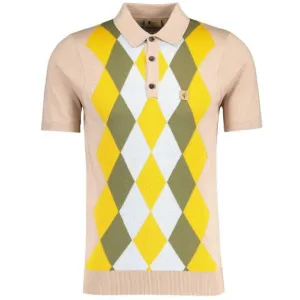 Gabicci Pablo Knit Polo - V52Gm02 - Granola