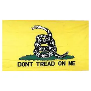 Gadsden 4'x6' Yellow 110D Knitted Polyester Flag