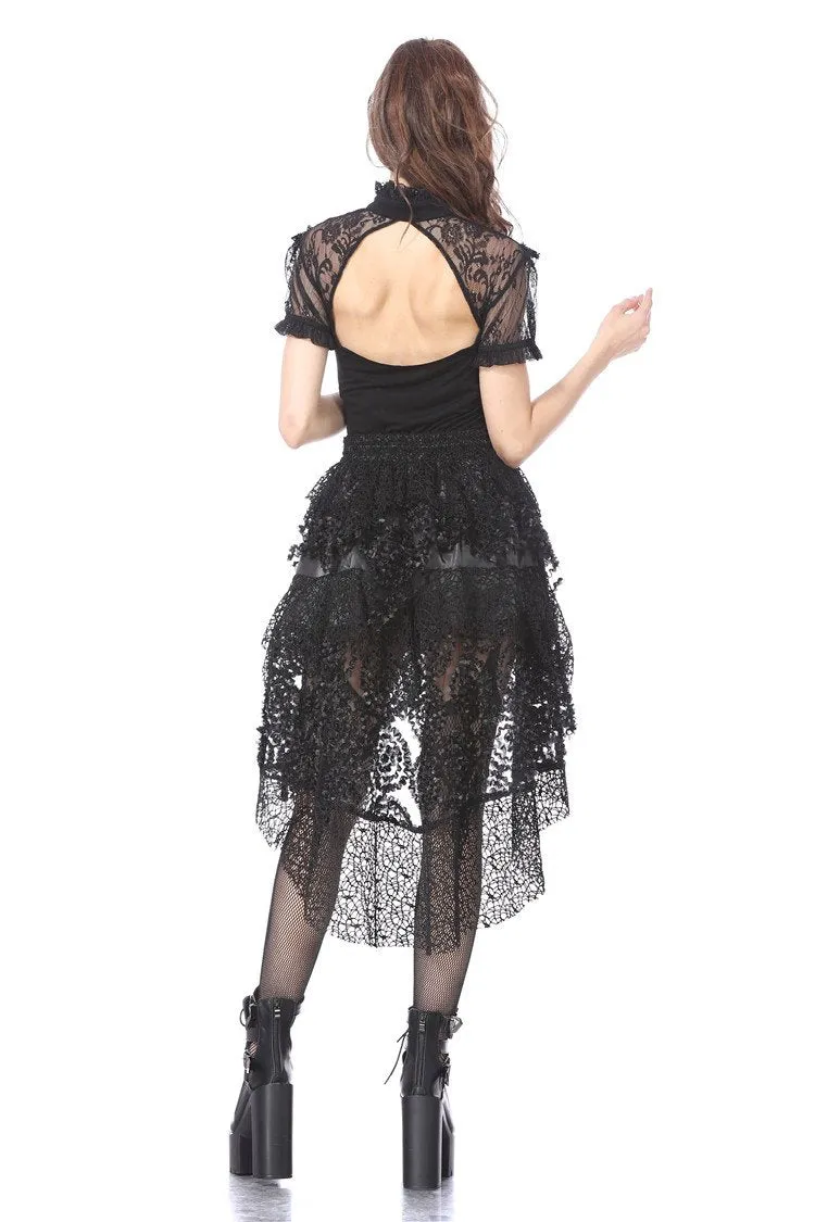 Gothic lace knitted T-shirt TW149