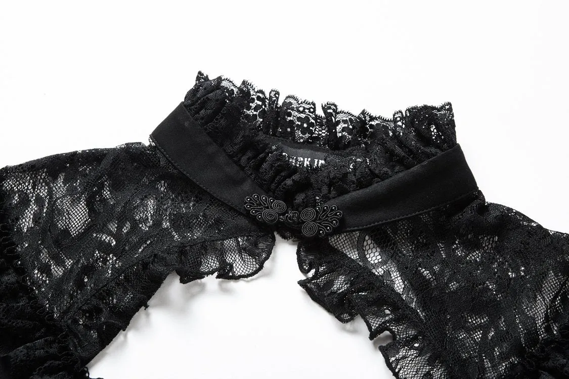 Gothic lace knitted T-shirt TW149