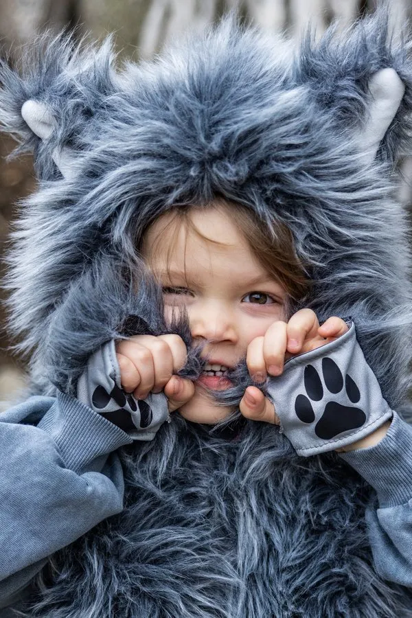 Great Pretenders Big Bad Wolf Vest with Gloves