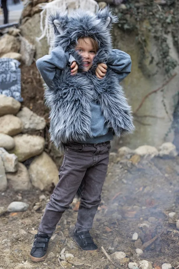 Great Pretenders Big Bad Wolf Vest with Gloves