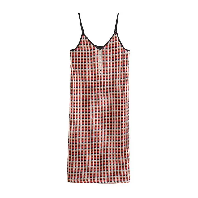 JACQUARD MIDI DRESS