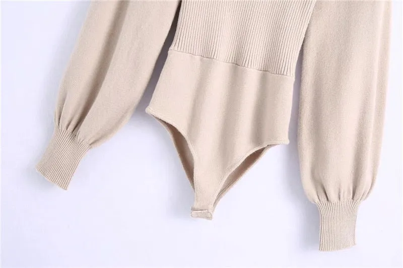 KNITTED BODYSUIT