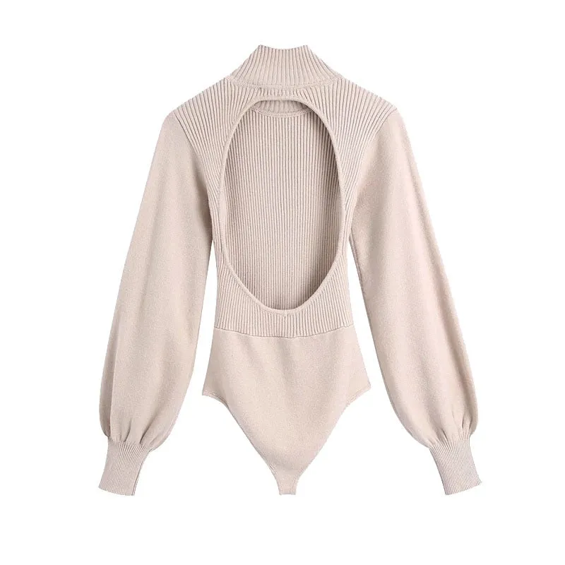 KNITTED BODYSUIT