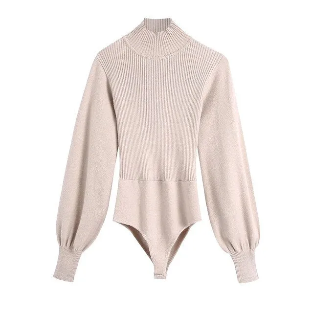 KNITTED BODYSUIT