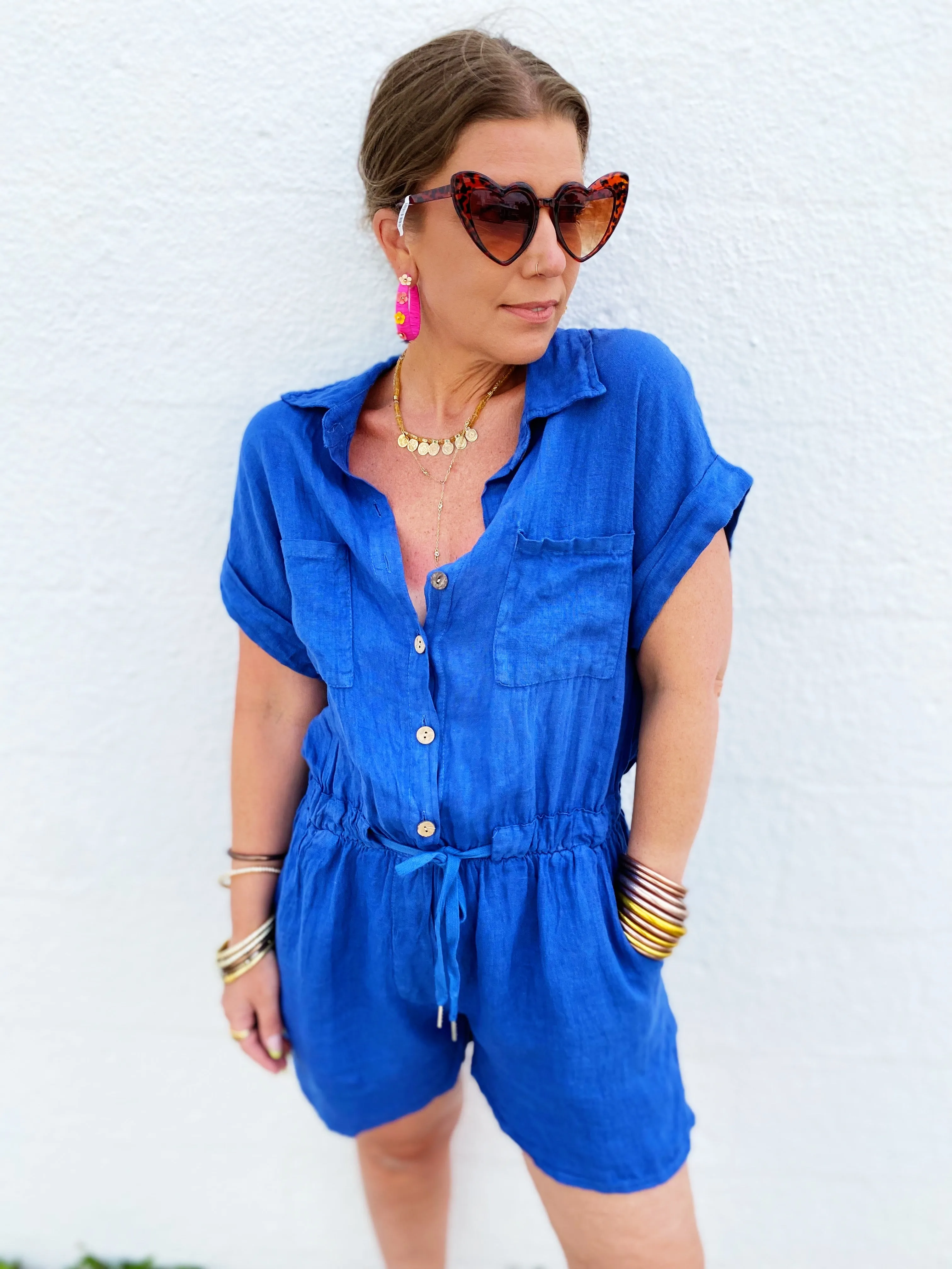 Lisa Jumpsuit in Blue