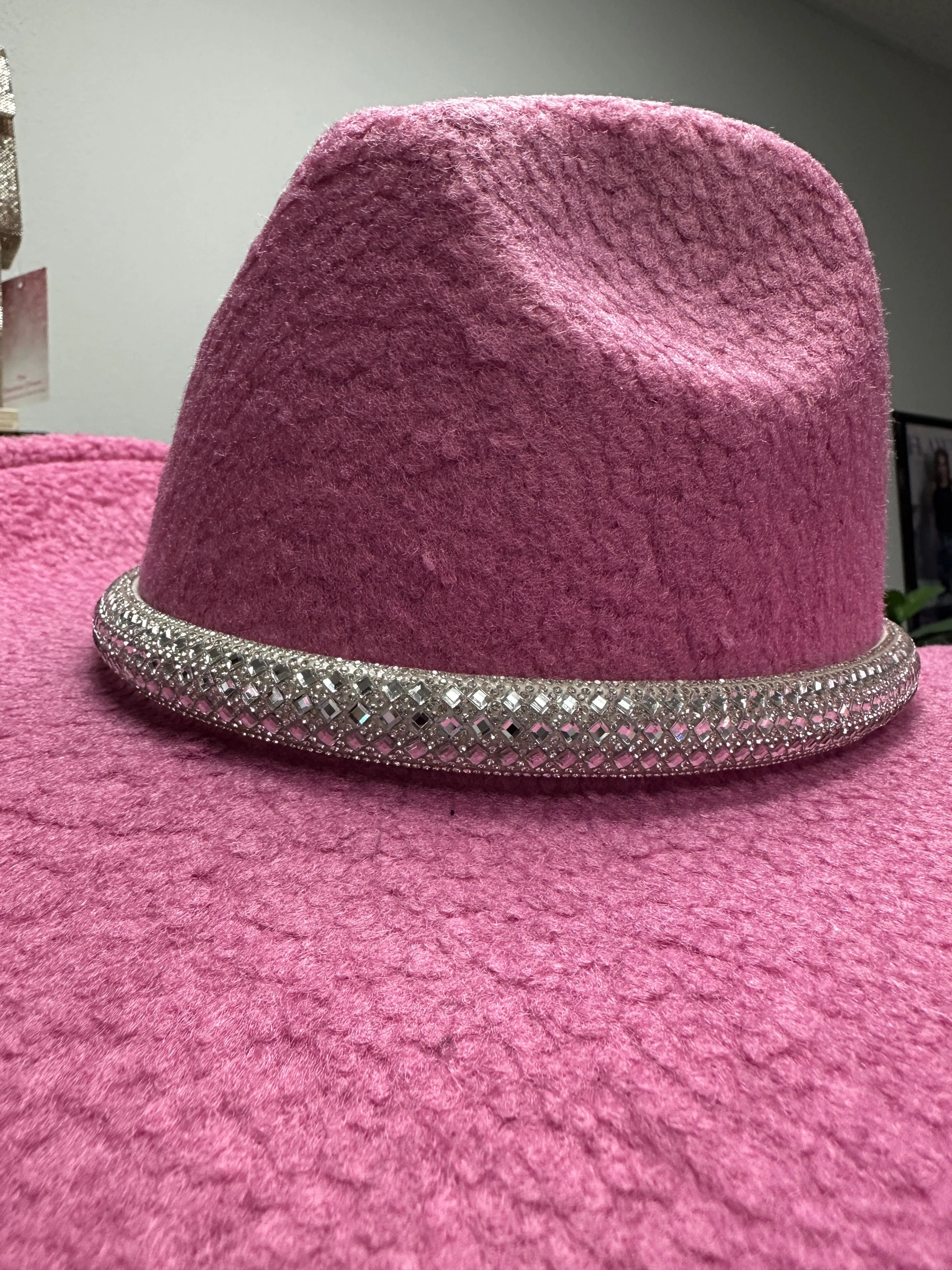 Marissa's Fuzzy Fleece Cowboy Hat