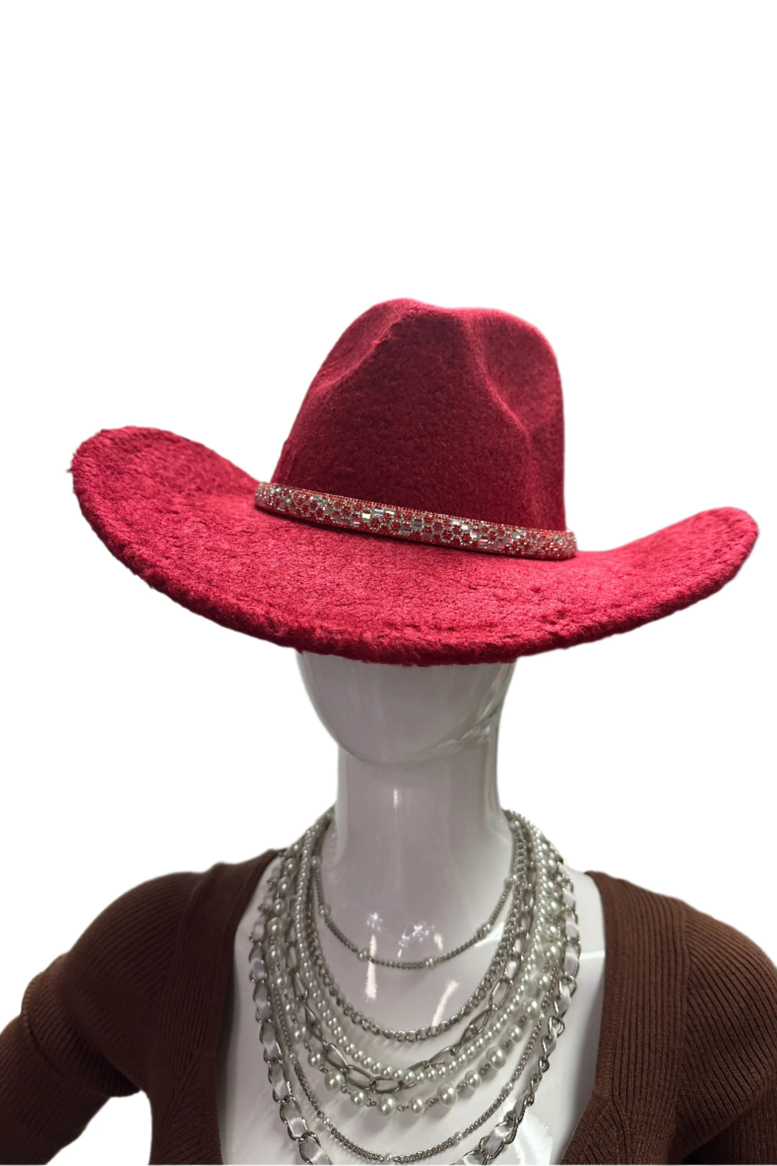 Marissa's Fuzzy Fleece Cowboy Hat