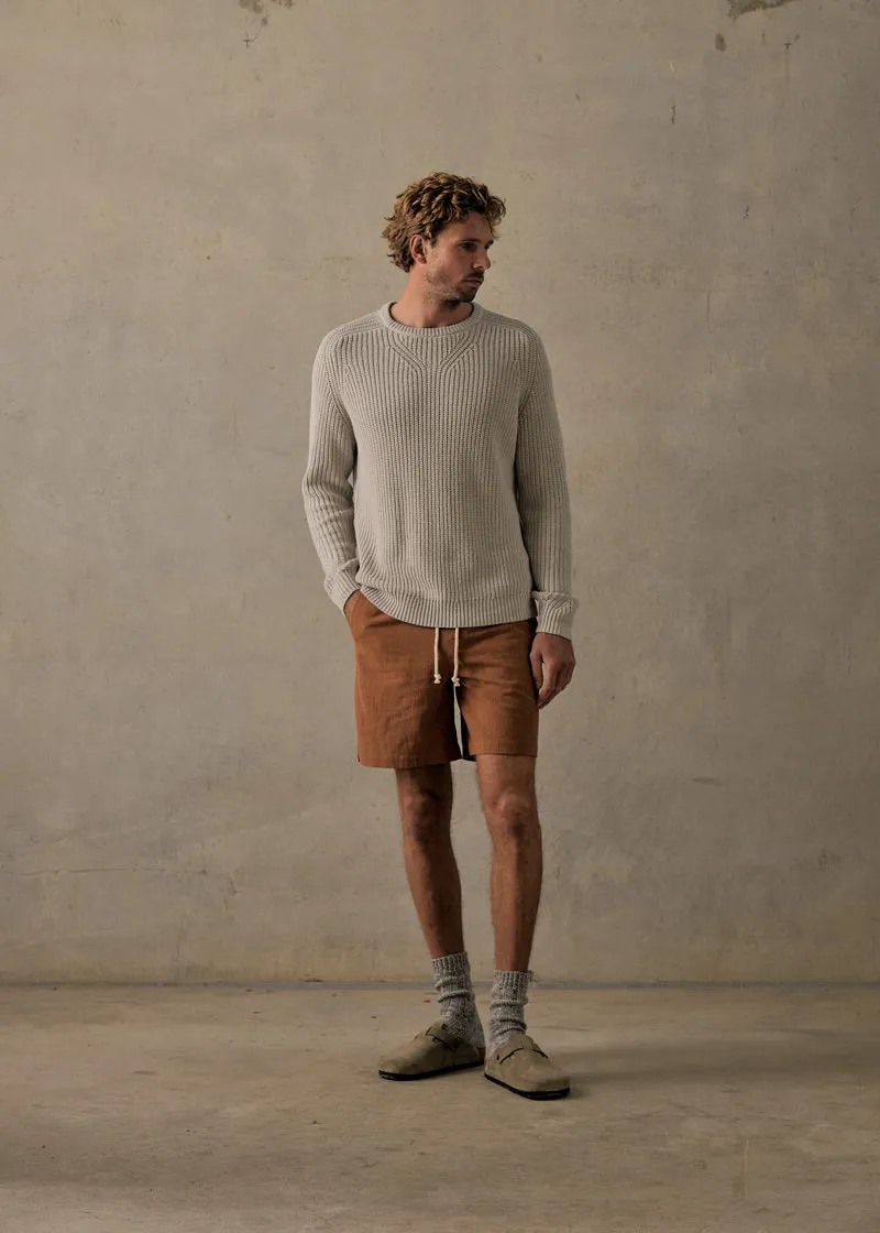 OFFSHORE KNIT CREW | FOG