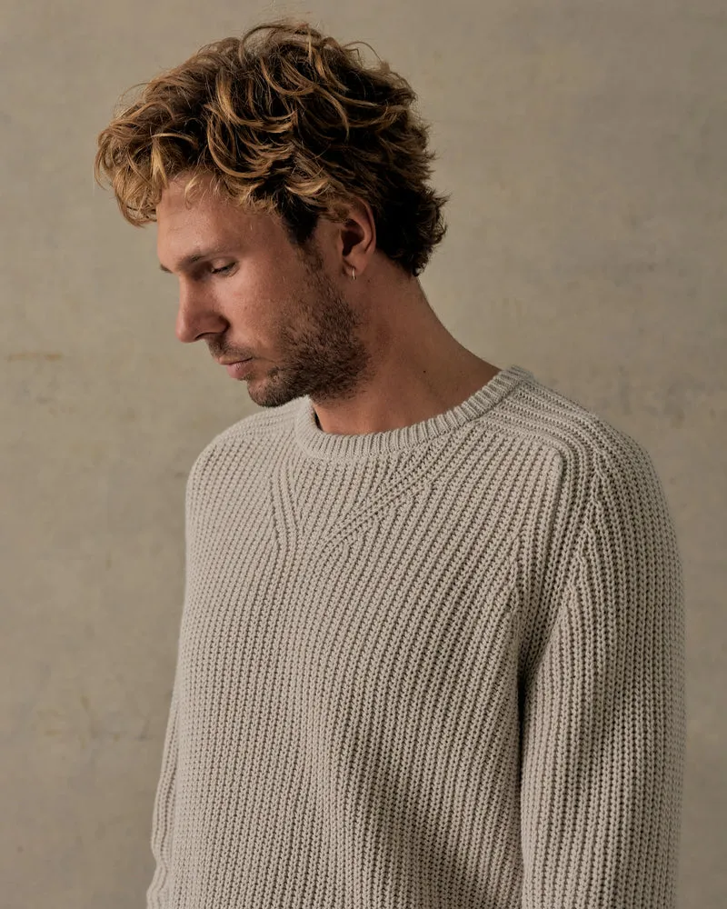 OFFSHORE KNIT CREW | FOG