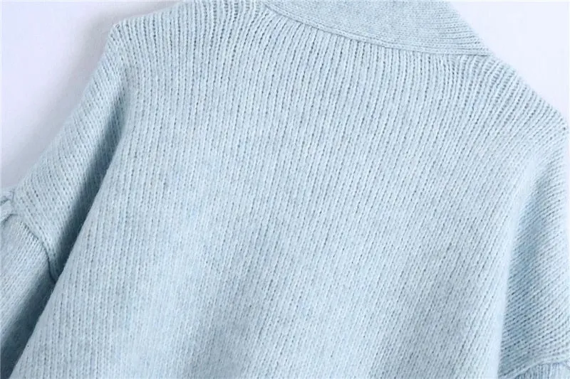 OVERSIZED KNITTED CARDIGAN