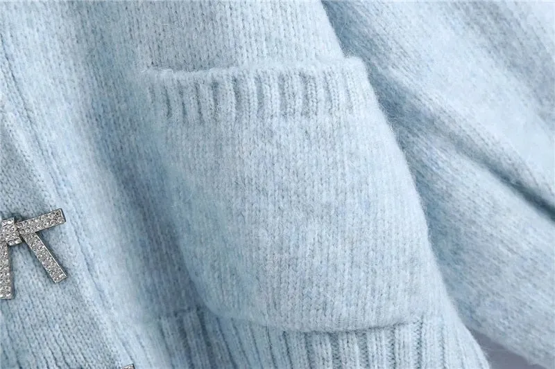 OVERSIZED KNITTED CARDIGAN
