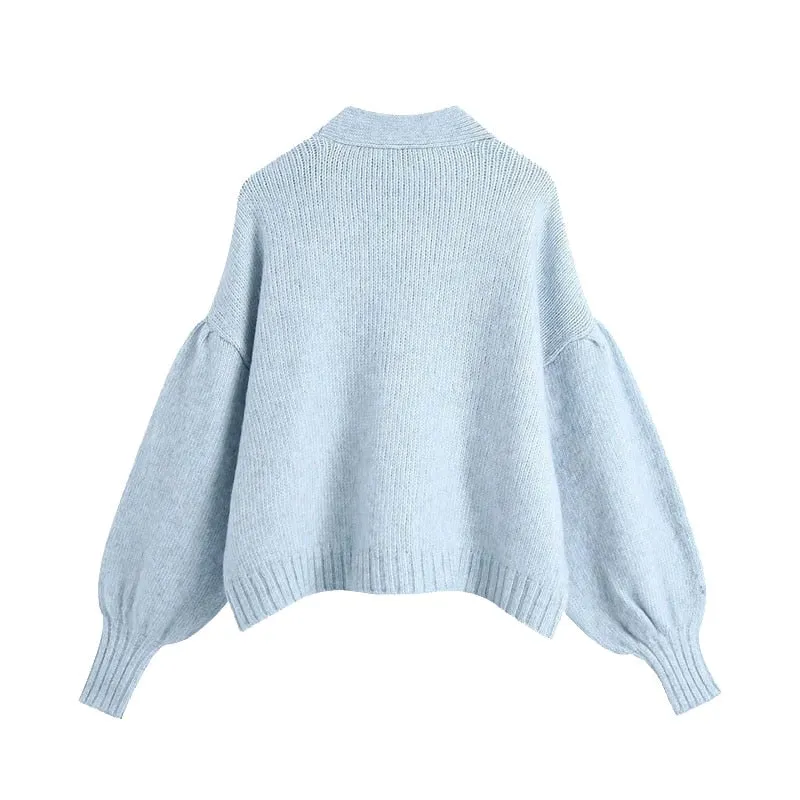 OVERSIZED KNITTED CARDIGAN