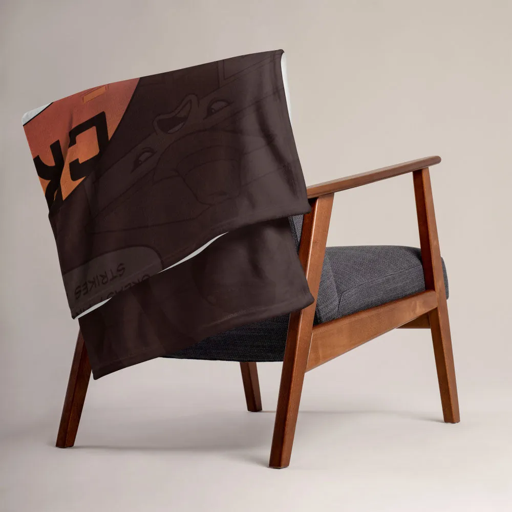"Crime Of Passion" Throw Blanket
