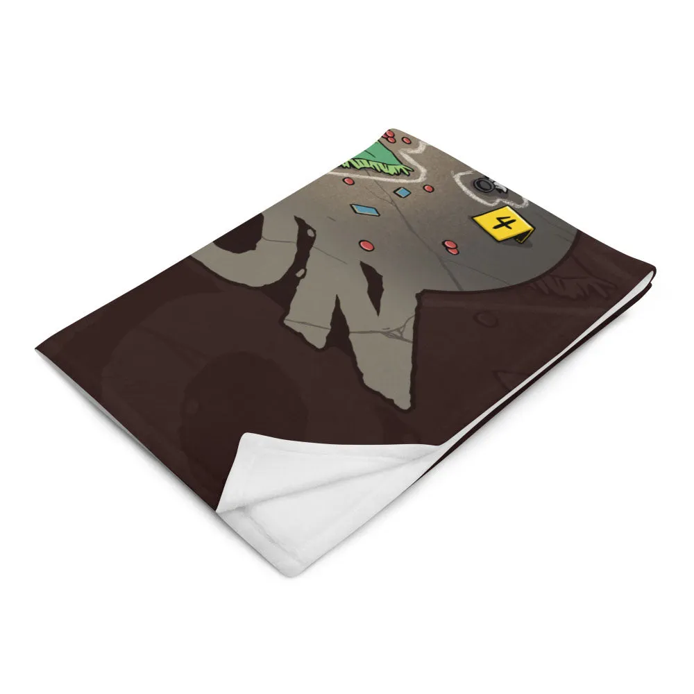 "Crime Of Passion" Throw Blanket