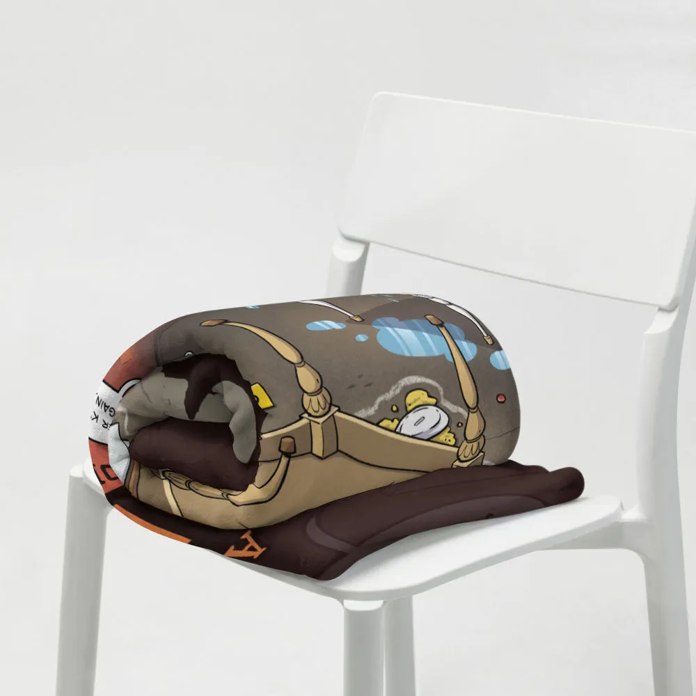 "Crime Of Passion" Throw Blanket