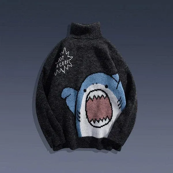 Shark Attack Knitted Sweater