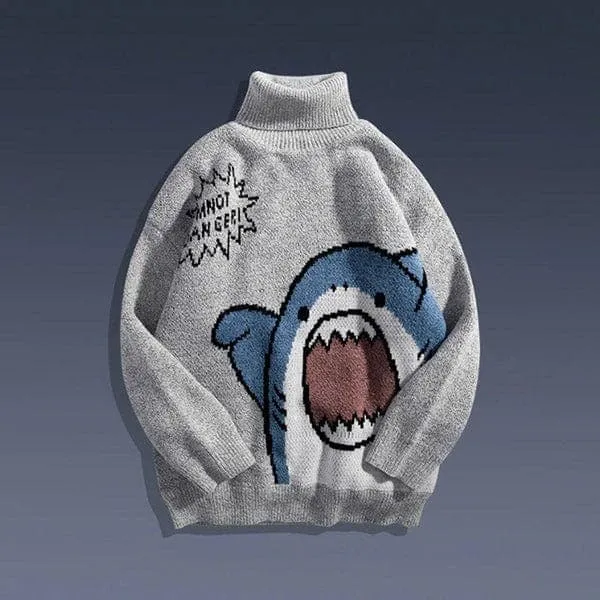 Shark Attack Knitted Sweater