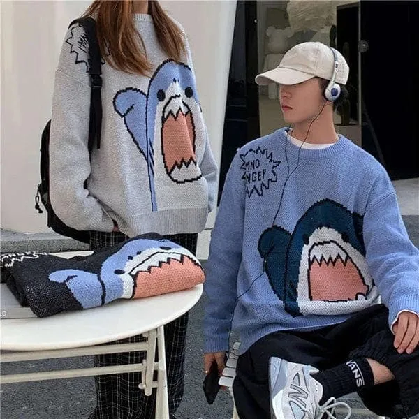 Shark Attack Knitted Sweater