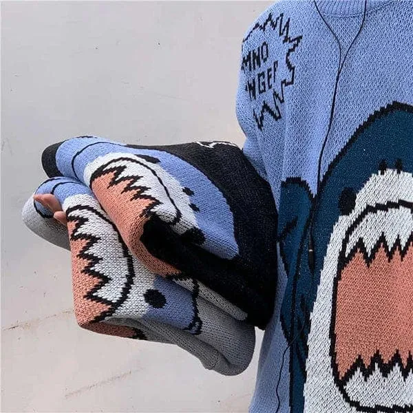 Shark Attack Knitted Sweater