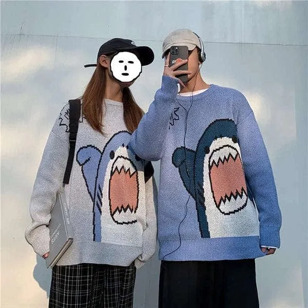 Shark Attack Knitted Sweater