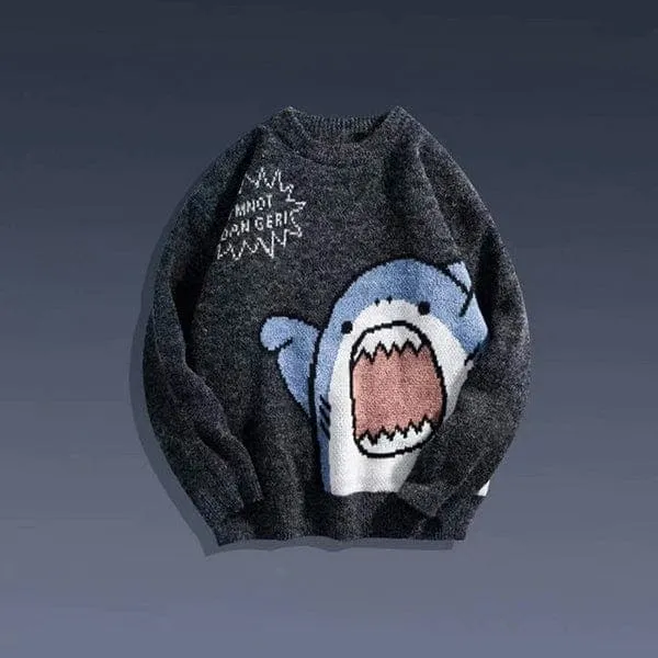 Shark Attack Knitted Sweater