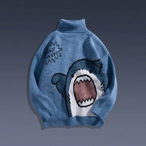 Shark Attack Knitted Sweater