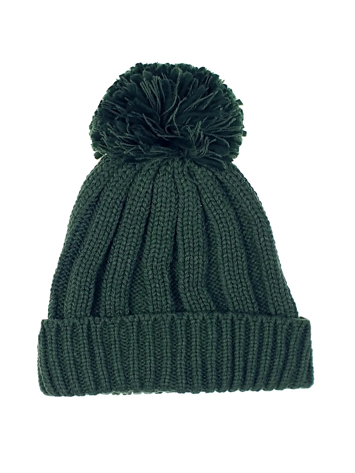 Tiffosi kid's knitted hat with pom-pom-10046277 Green